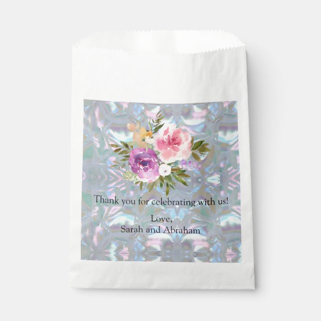 Sacolinha Faux Mãe de Pérola Favorece Bolsas (Frente)