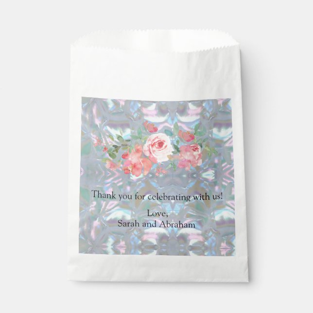 Sacolinha Faux Mãe de Pérola Favorece Bolsas (Frente)