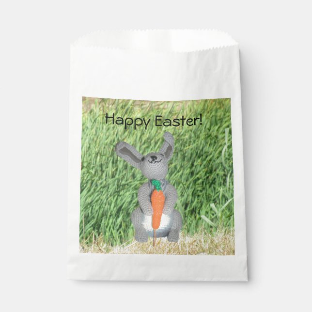 Sacolinha Favor Bag - Coelho Páscoa (Frente)
