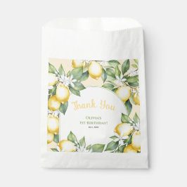 Sacolinha Favor Bag Lemon citru aniversário.