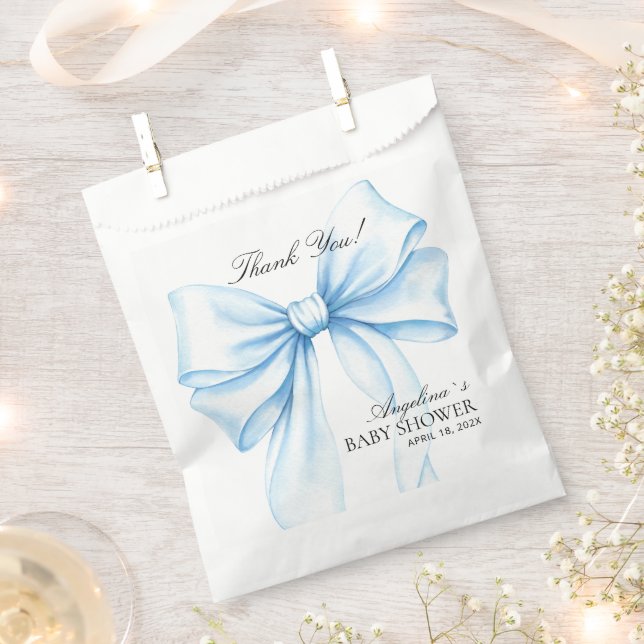 Sacolinha Favor Bag thank you Baby Shower. (Cortado)