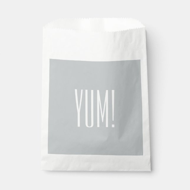 SACOLINHA FAVOR CHIC BOLSAS_"YUM!" PRATA (Frente)
