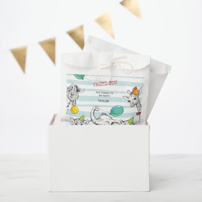 Sacolinha Favor da Festa de Aniversário de 5 de Bag. (Festa)