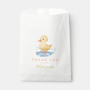 Sacolinha Favor de Aniversário de Patinho Fofo para Crianças