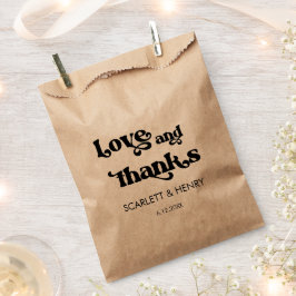 Sacolinha Favor de Casamento de Obrigados e Amor Retroativo