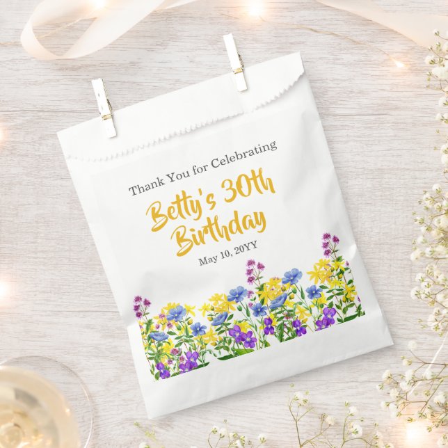 Sacolinha Favor do Partido aniversário de 30 anos das Flores (Cortado)