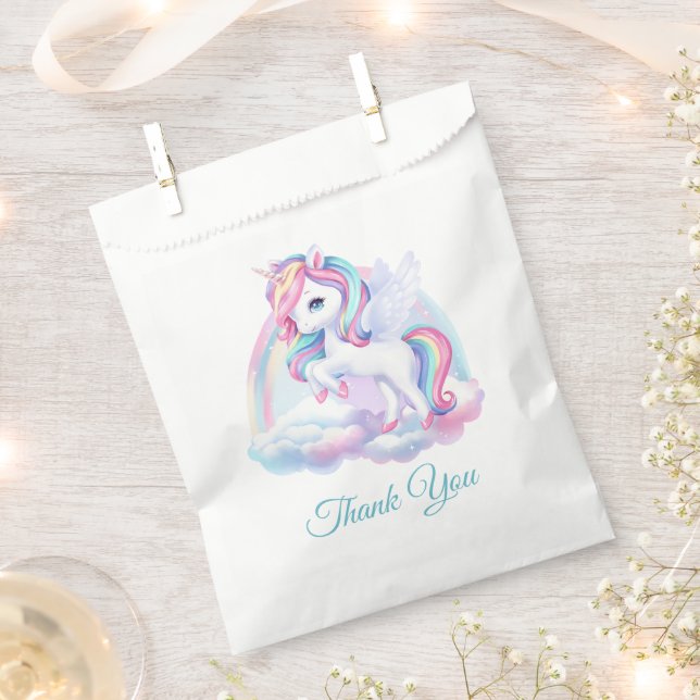 Sacolinha Favorecer Bolsas a uma festa de aniversário mágica (Cortado)