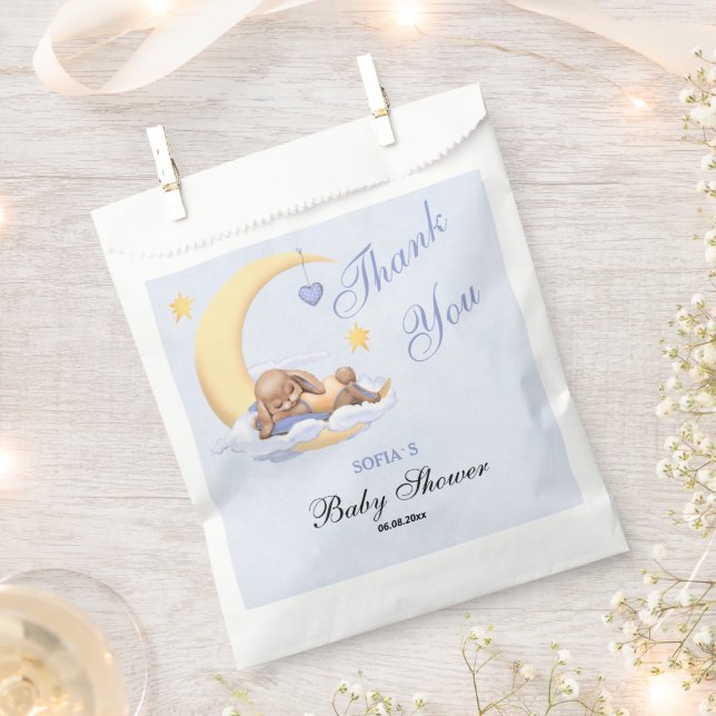 Sacolinha Favorecer chá de fraldas Bolsas (Cortado)