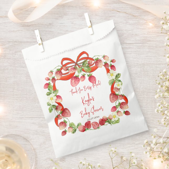 Sacolinha Favoritos do chá de fraldas do coquete do arco da  (Cortado)