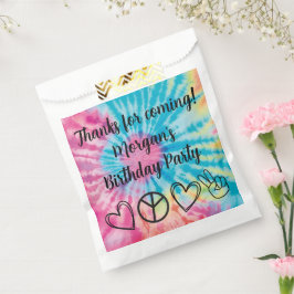 Sacolinha Favoritos para festas Tie Dye