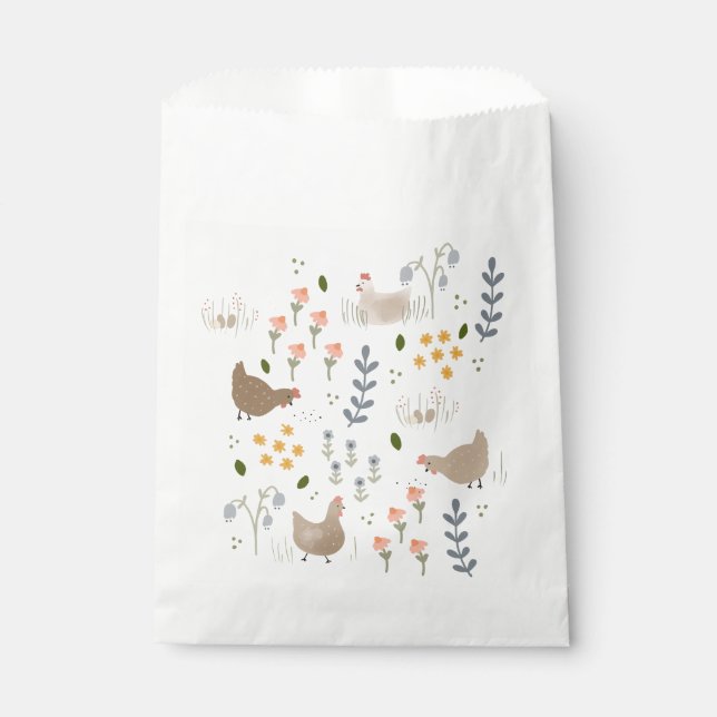 Sacolinha Fazenda de Aniversário do Chá de fraldas de Passag (Frente)