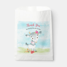 Sacolinha Fazenda De Gato De Aquarela Obrigado