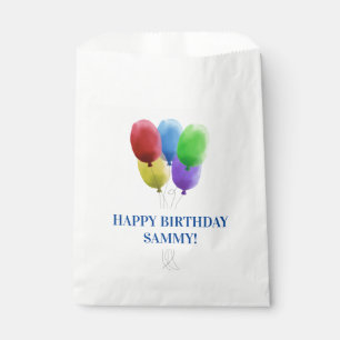 Sacolinha Feliz aniversário Balões de Papel Favorecem Saco