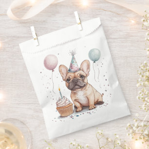 Sacolinha Feliz Aniversário Bulldog Francês