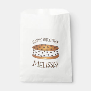 Sacolinha Feliz aniversário Chipwich Sorvete Sandwich