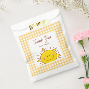 Sacolinha Feliz Aniversário de criança Sol Feliz, Obrigado