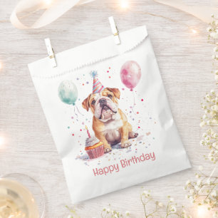 Sacolinha Feliz Aniversário English Bulldog
