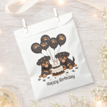 Feliz Aniversário Rottweiler Cães
