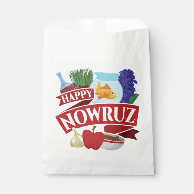 Sacolinha Feliz Ano Novo Persa de Nowruz (Frente)