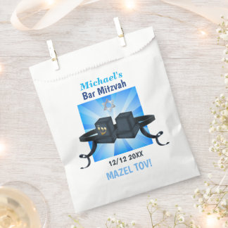 Sacolinha Feliz Bar Mitzvah 20XX Tefillin Mazel Tov!