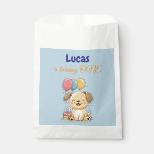 Sacolinha Feliz Cachorrinho, Menino, Vamos Festar, 1º Aniver