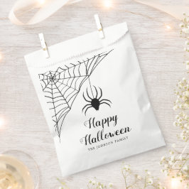 Sacolinha Feliz Dia das Bruxas de Aranha Negra
