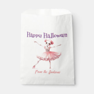 Sacolinha Feliz Dia das Bruxas FUN SKELETON BALLERINA