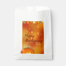 Sacolinha Feliz Dia de Ação de Graças Folhas de outono