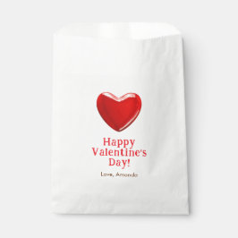 Sacolinha Feliz Dia dos Namorados coração doce doce tratado