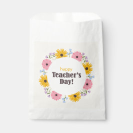 Sacolinha Feliz Dia dos Professores Flores Silvestres