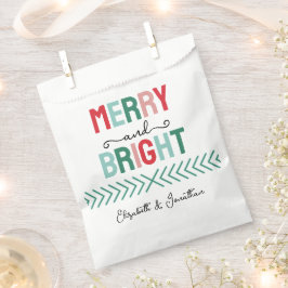 Sacolinha Feliz e Natal brilhante