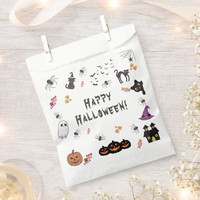 Sacolinha Feliz Festa de Halloween (Cortado)
