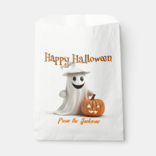 Sacolinha Feliz Foguete de Halloween, fofo, com pingim