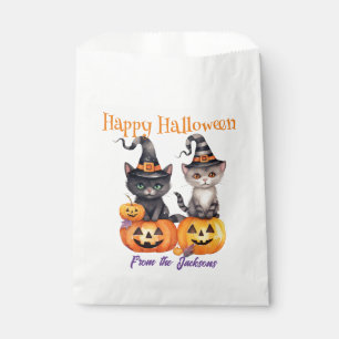 Sacolinha Feliz Halloween Personalizado   TECIDOS E PUMPKINS