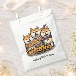 Sacolinha Feliz Halloween Shiba Inu Dogs