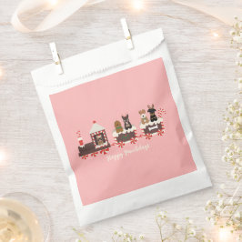 Sacolinha Feliz Natal de Cachorro Comboio
