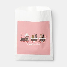 Sacolinha Feliz Natal de Cachorro Comboio