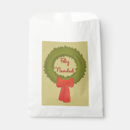 Sacolinha Feliz Navidad Wreath