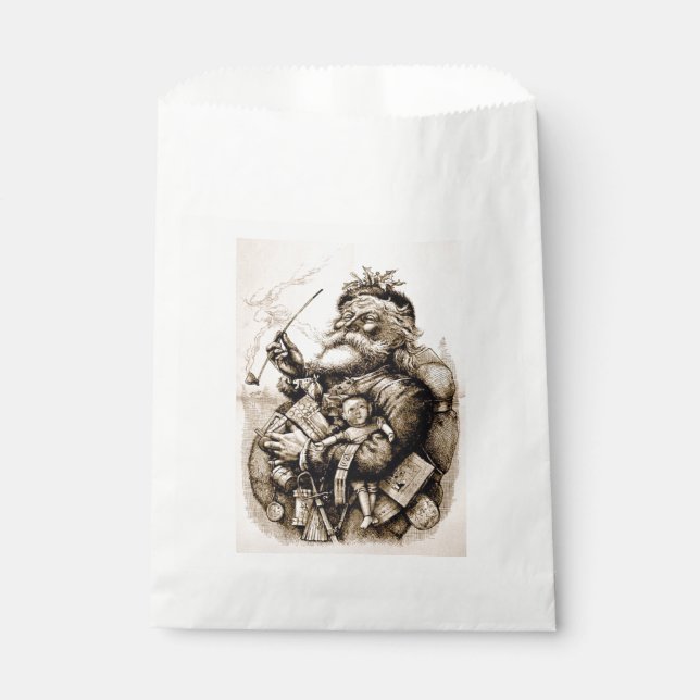 Sacolinha Feliz Velho Papai Noel (Frente)