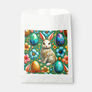 Sacolinha FELZ PASCOA LESTE BUNNY ~ Ovos coelhinhos Favor Bo