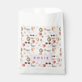 Sacolinha Feminina Rosa Coqueteira Coquette Personalizada