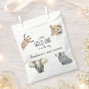 Sacolinha Fera Um Safari Animais Baby Shower