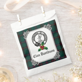 Sacolinha Férias do Brasão do Clã Davidson e Tartan