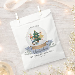 Sacolinha Festa de aniversário Azul De Invólucro Favorece O 