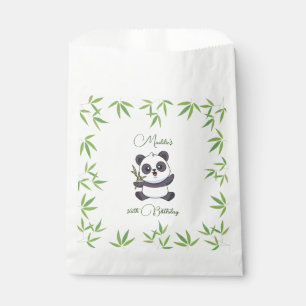 Sacolinha Festa de aniversário Bonita Panda Kiddie Favor Bol