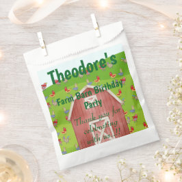 Sacolinha Festa de aniversário da barra de fazenda