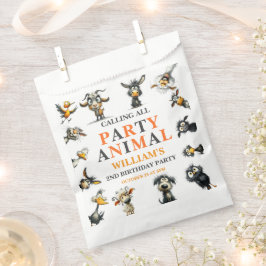 Sacolinha Festa de Aniversário de 2 Anos com Animais Diverti