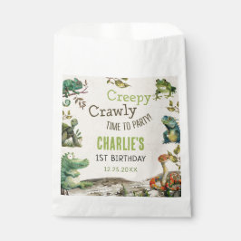 Sacolinha Festa de aniversário de Apresentação de Répteis