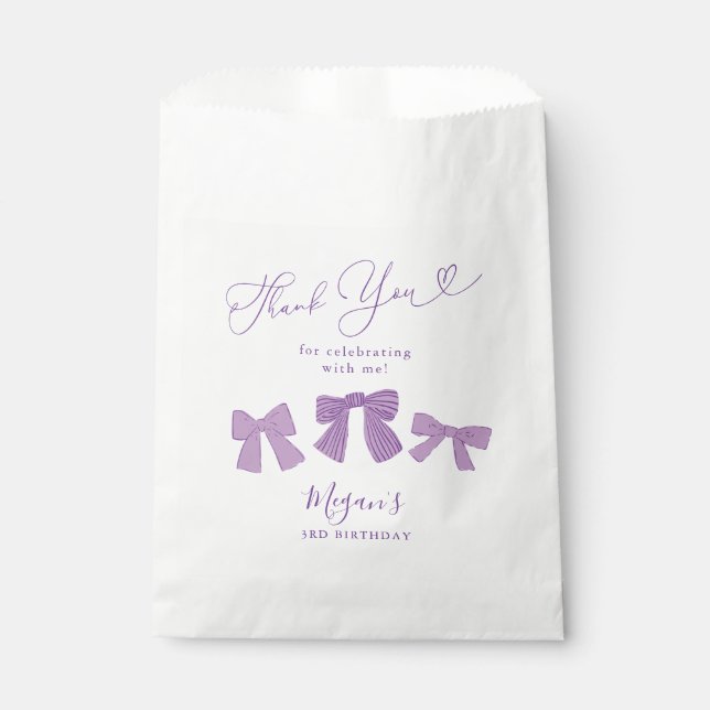 Sacolinha Festa de aniversário de Arcos roxas (Frente)