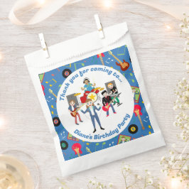 Sacolinha Festa de aniversário de Banda Rock Star